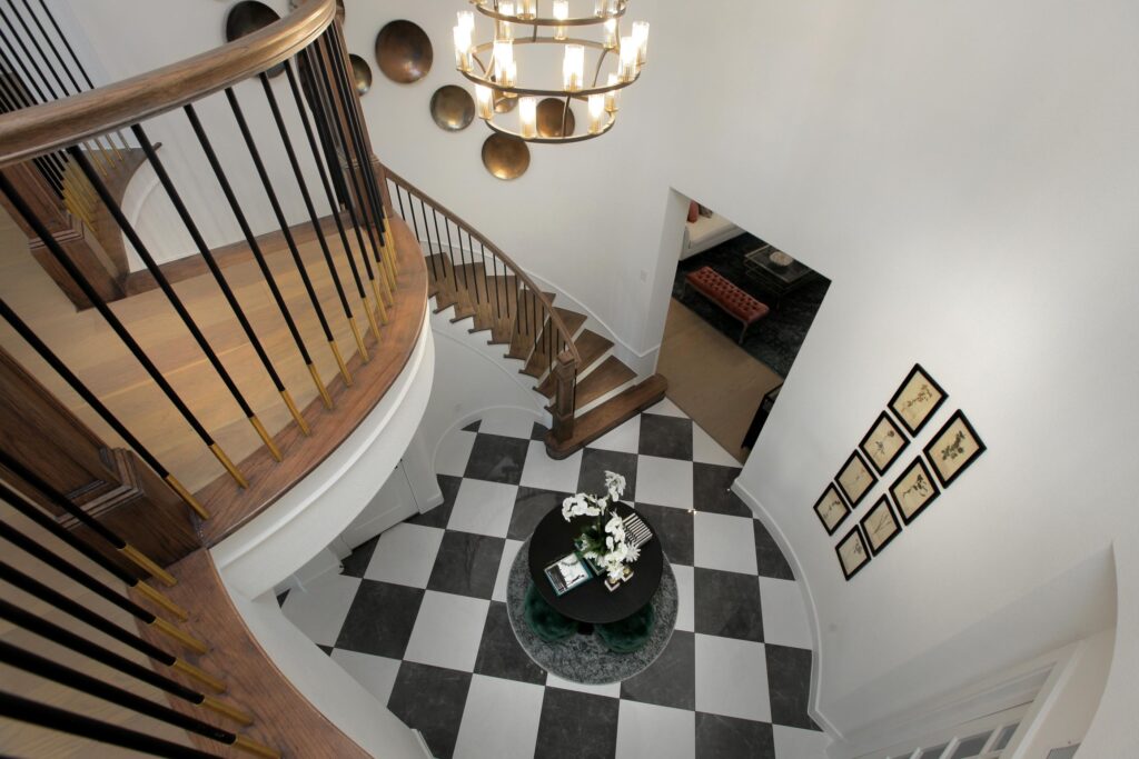 Drees model - foyer staircase