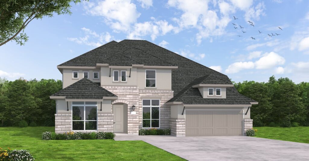 Coventry Bandera floorplan elevation G