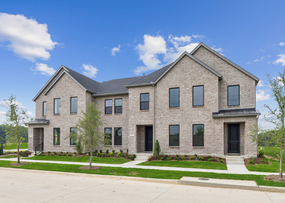 luxury townhome exterior